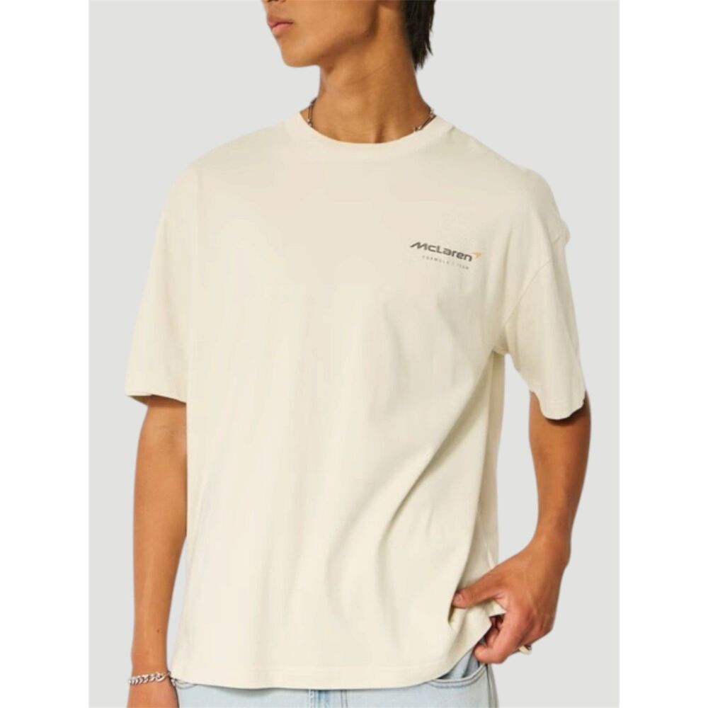 Hollister McLaren Formula 1 Las Vegas Racing Boxy Fit Graphic Tee Size XL NWT